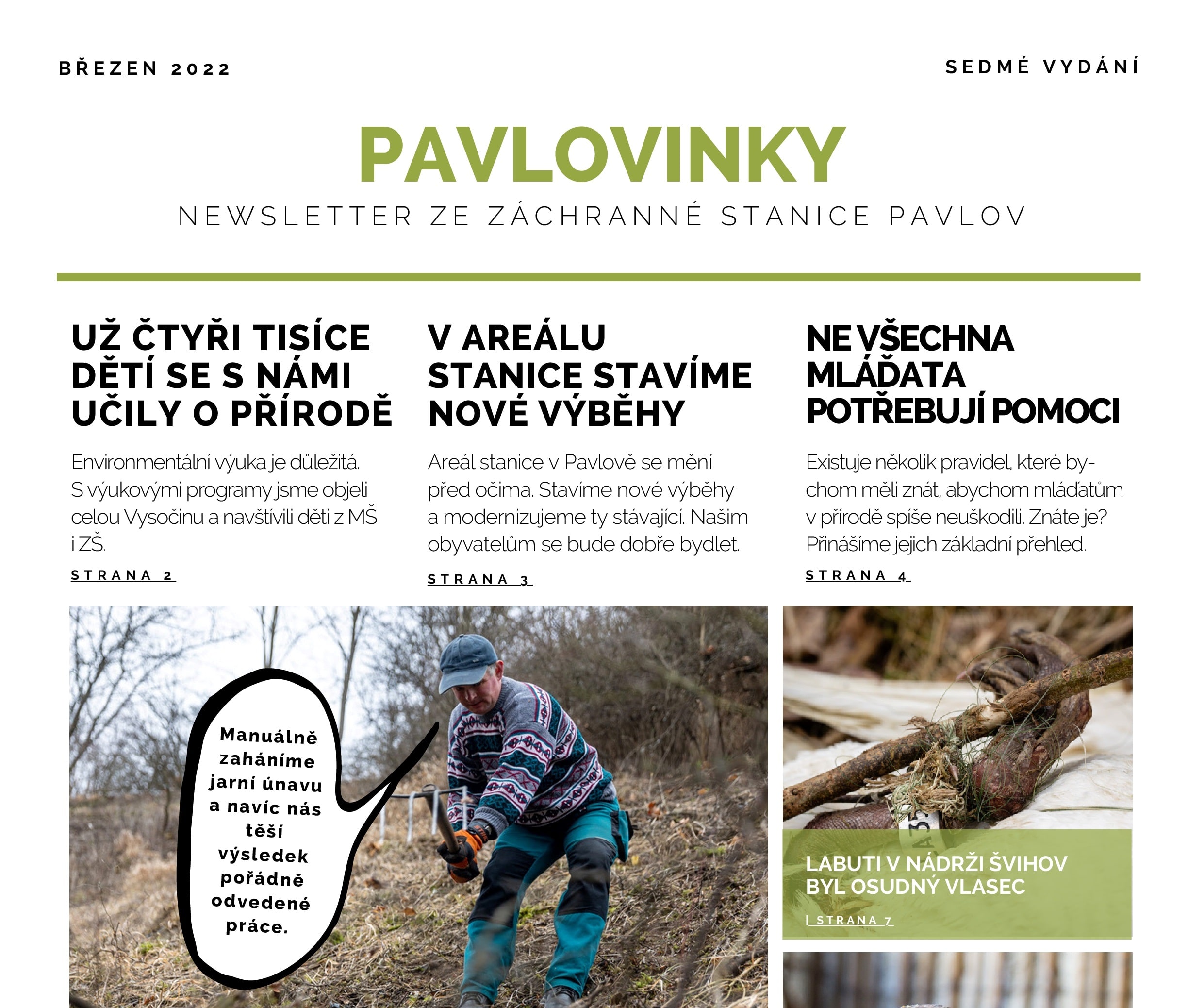 Newsletter brezen 2022 orez - Stanice Pavlov